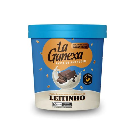 Pasta De Amendoim 1kg Leitinho La Ganexa La Ganexa