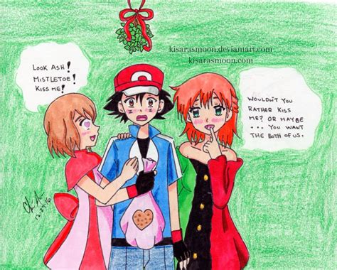 Under The Mistletoe By Kisarasmoon On Deviantart