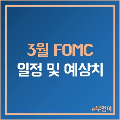 3월 Fomc 회의 일정 및 예상치 파월 연설 한국 날짜 및 미국 기준 금리 인상 발표 시간 네이버 블로그