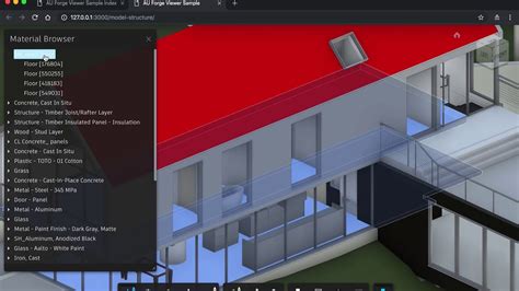 Autodesk Forge Viewer Custom Model Structure Panel Material Youtube