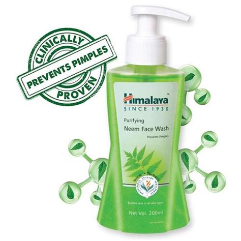 Himalaya Purifying Antibacterial Neem Face Wash Clinically Tested