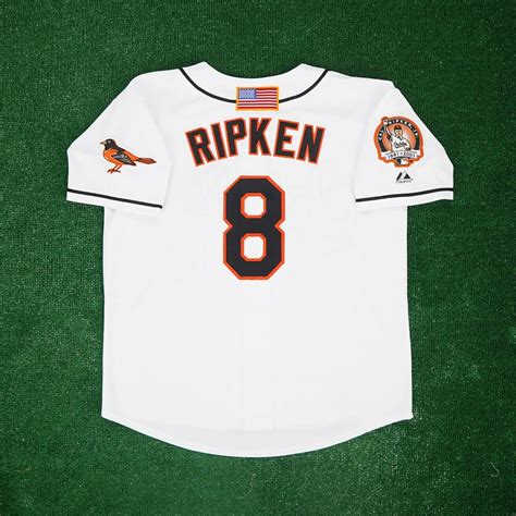 Cal Ripken Jr Baltimore Orioles 2001 Home Mens White Jersey W