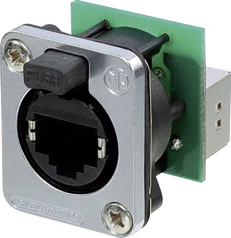 Neutrik Ne8fdp Se Rj45 Data Connector Ethercon ® D Series Ne8fdp Se Socket Straight Number Of