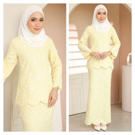 Thea Ironless Lace Kurung Sedondon Thea D Kurung Modern Mini