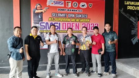 Ketua Smsi Lampung Resmi Buka Kejuaraan Menembak Smsi Open Tahun