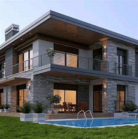 Pin by Hasan Çavdar on modern ev prejeleri Villa design Barn house