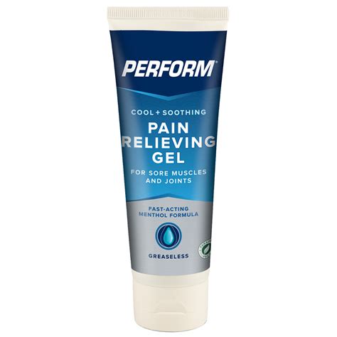 Perform Pain Relieving Gel Paraben-free, 1 oz - Pain Reliever Gels