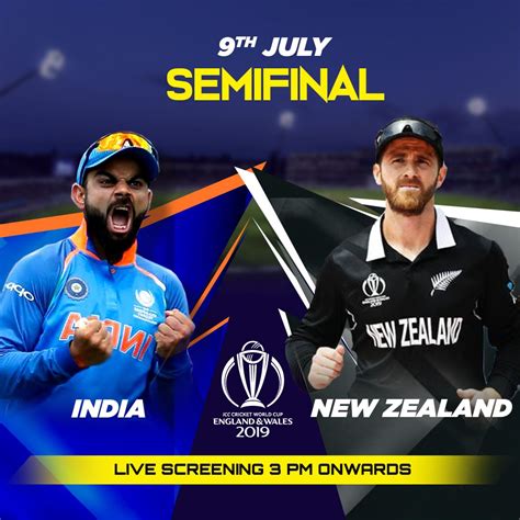 Here We Are India Vs New Zealand Semi Final Match Poster To Create For Hot Sex Picture