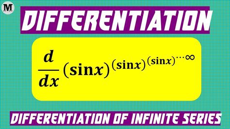 Differentiation Differentiation Of Infinite Series Youtube