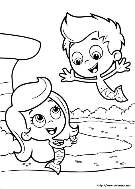 Dibujos Para Colorear De Bubble Guppies