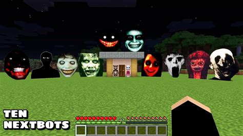 Ten Nextbots And Obunga Friends Chased Me In Minecraft Gameplay Coffin Meme Minecraft Videos