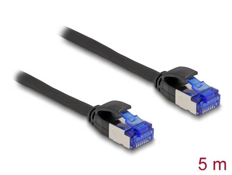 Delock Products 80230 Delock Rj45 Network Cable Cat6a Sftp Slim 5 M Black