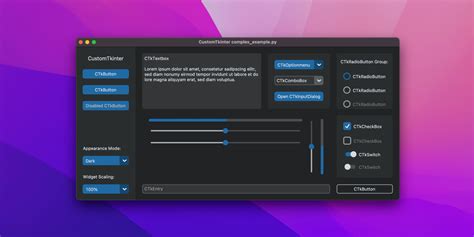 GitHub TomSchimansky CustomTkinter A Modern And Customizable Python