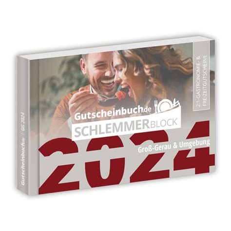 Gutscheinbuch de Schlemmerblock Groß Gerau Umgebung 2024 VMG