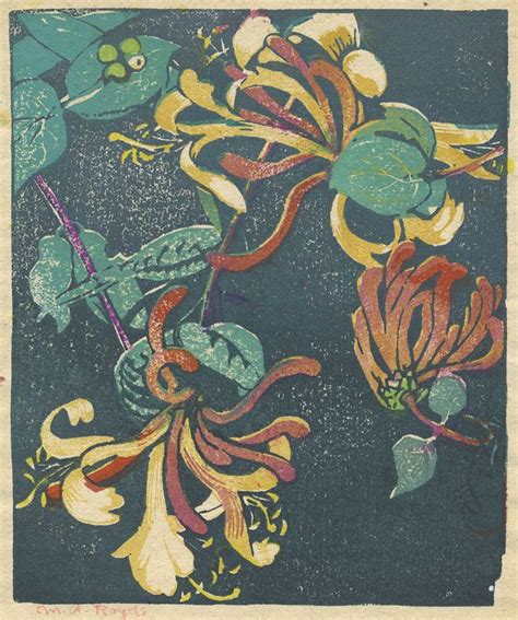 Honeysuckle By Mabel Allington Royds