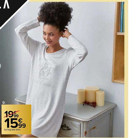 Promo Le Big Tee Shirt Chez Carrefour ICatalogue Fr