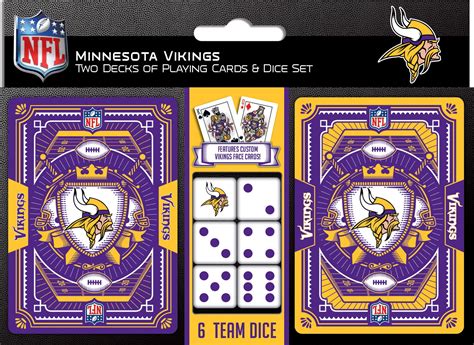 Masterpieces Officially Licensed Nfl Minnesota Vikings Pack Playing