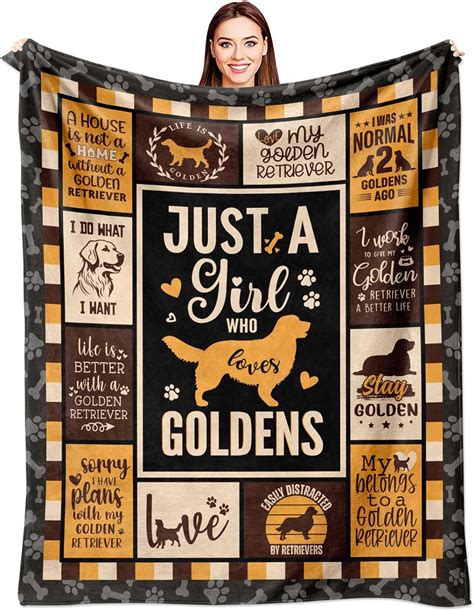 Hsefurni Golden Retriever Blanket Golden Retriever Ts