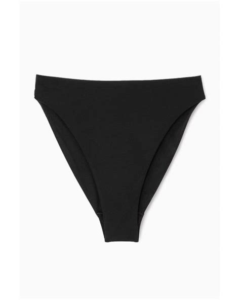 COS High Leg Bikini Briefs In Black Lyst