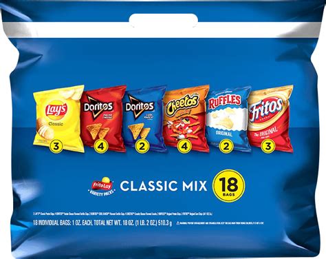 Frito Lay® Classic Mix Variety Pack Variety Packs