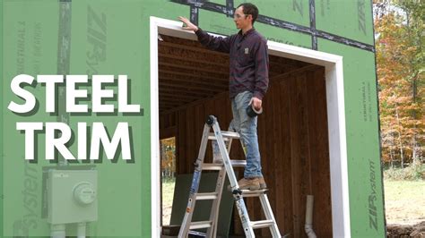 Metal Garage Door Trim Install Details YouTube