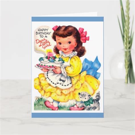 Happy birthday little girl! card | Zazzle.com