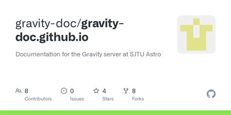 GitHub Gravity Doc Gravity Doc Github Io Documentation For The