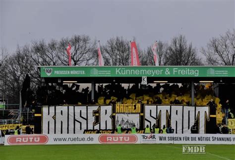 Fotos Galerie Gästefans SC Preußen Münster TSV Alemannia Aachen