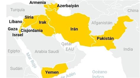 CONFLICTOS ORIENTE PRÓXIMO Mapa de Oriente Próximo los 10 conflictos