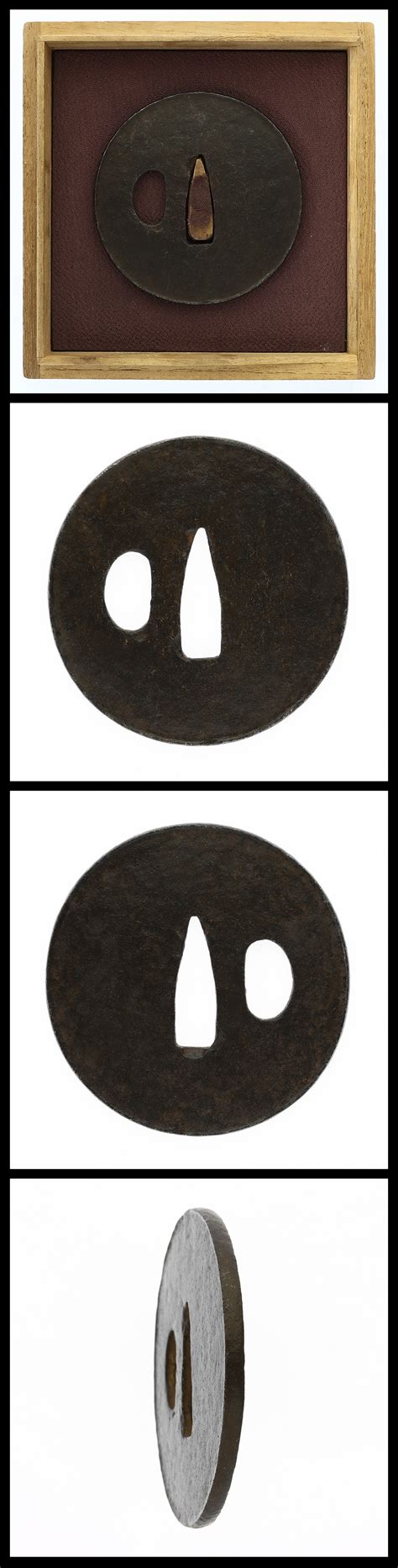 AF24197 Tsuba Mumei unsigned 日本刀販売の葵美術