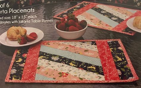 Quilt As You Go Placemats