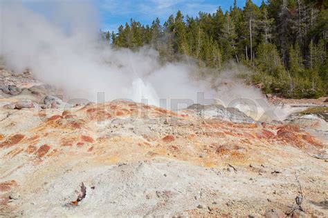 Norris geyser basin | Stock image | Colourbox