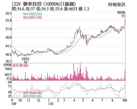 熱門股－聯華 帶量上攻下檔有撐 證券．權證 工商時報