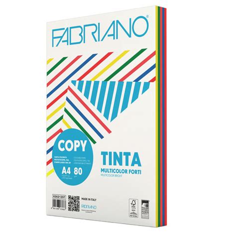 Fabriano Carta Colorata Mix Colori Forti A G M Fogli