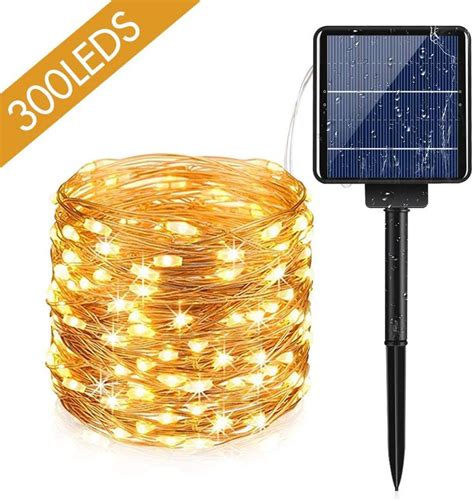 Guirlande Lumineuse Solaire Ext Rieure M Leds Avec Modes D