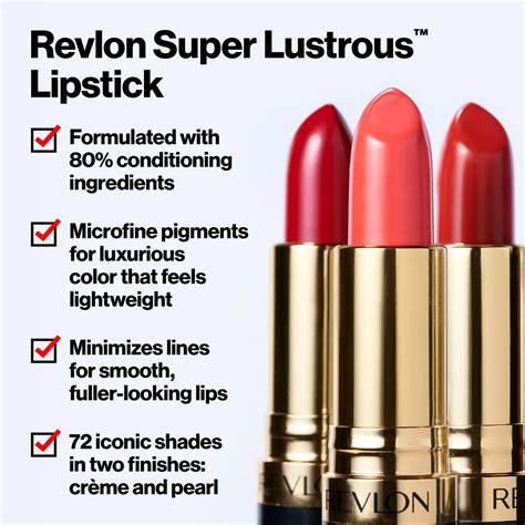 Revlon Super Lustrous Lipstick Blushed Shop Lipstick At H E B