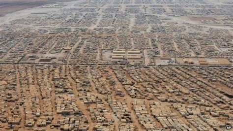 Syria Crisis Deadly Clash In Jordans Zaatari Camp Bbc News