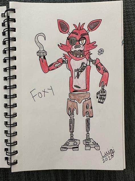 Foxy fanart by Luigi33330 on DeviantArt