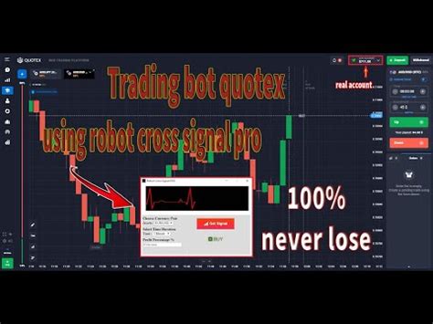 Trading Quotex Using Robot Cross Signal Pro 100 Never Lose