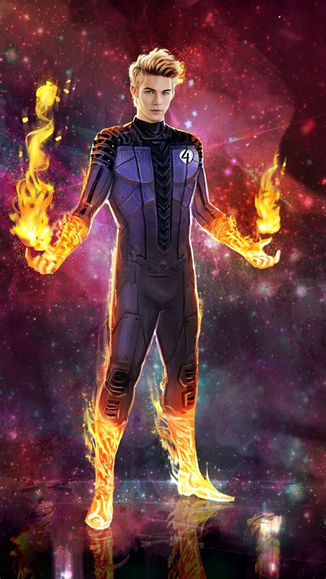 Gage Munroe As Johnny Storm Human Torch By Imran Sheikh R Marvelstudios