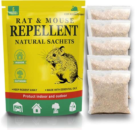 Pack Natural Mouse Repellent Pouches Peppermint Oil To Repel Mice And