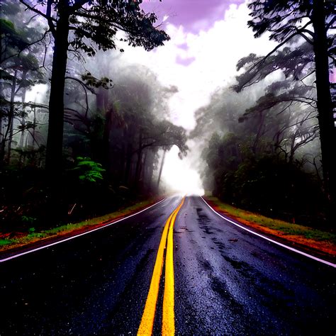 Download Foggy Road Png 44