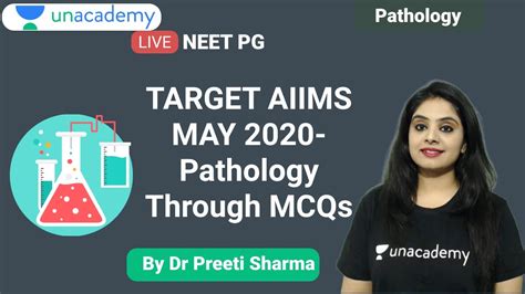 TARGET AIIMS MAY 2020 Pathology Through MCQs By Dr Preeti Sharma YouTube