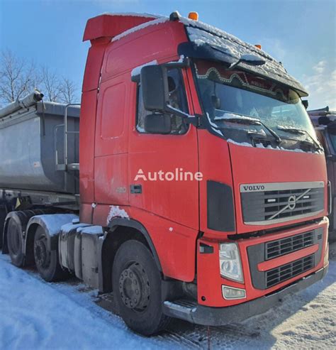 Volvo FH420 Middle Turning Hydraulics Truck Tractor For Sale