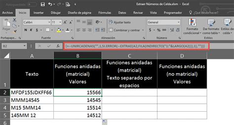 Extraer S Lo N Meros De Una Celda Con Texto Y N Meros Excel Al M Ximo