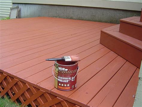 Deck Staining