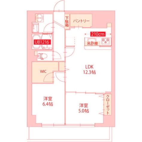 東急東横線 日吉駅 地上6階建て 築4年 神奈川県横浜市港北区日吉2 181万円／2ldk 洋64 洋5 Ldk123／603