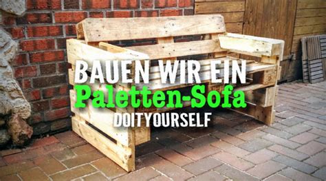 Anleitung Palettensofa Mit Schr Ger R Ckenlehne Selber Bauen