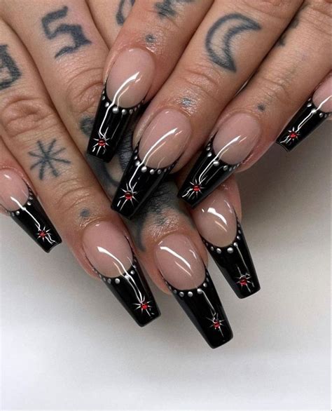 Punk Nails Edgy Nails Grunge Nails Stylish Nails Trendy Nails Swag