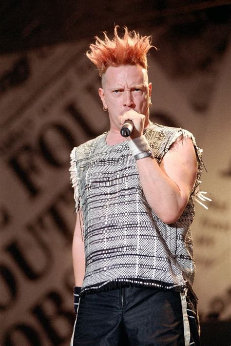 Sex Pistols John Lydon During The Concert Editorial Stock Photo